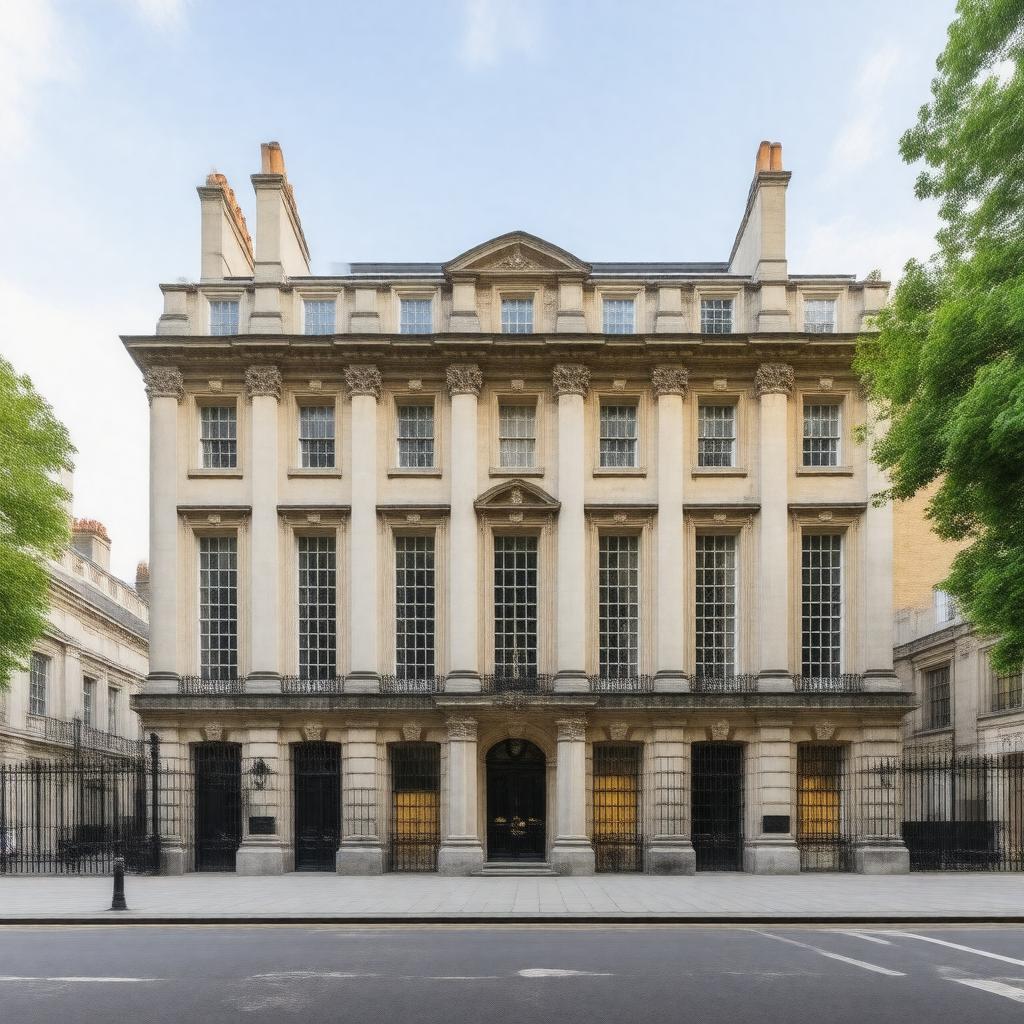 AI-created image of No. 72 Portman Square