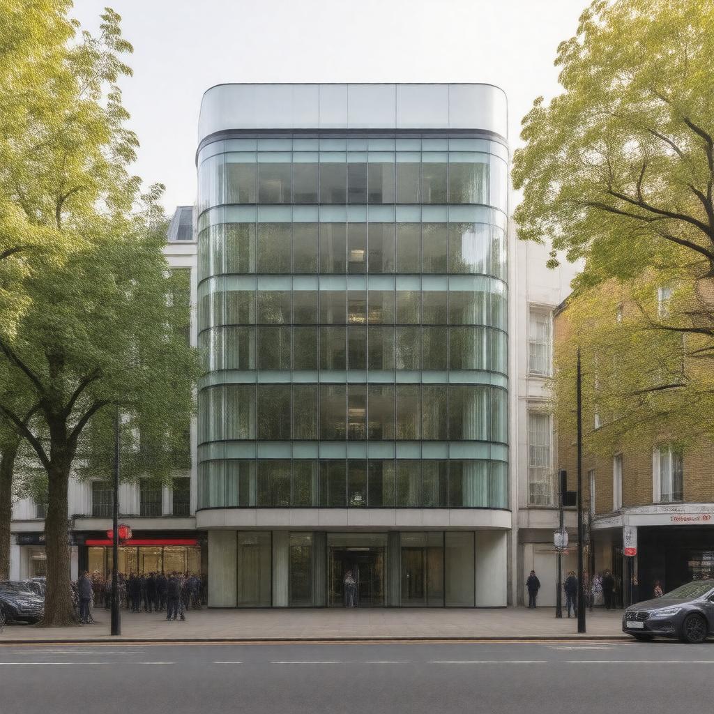 AI-created image of No. 72 Soho Square