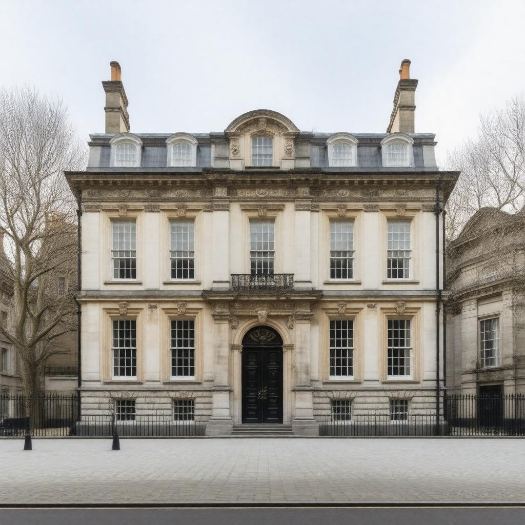 AI-created image of No. 74 Portman Square