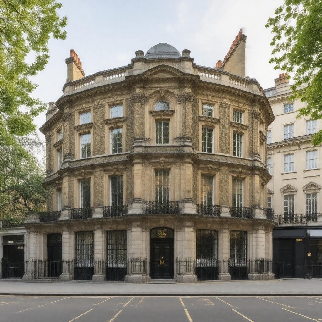 AI-created image of No. 74 Soho Square