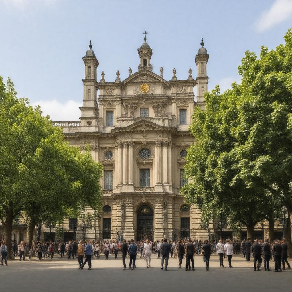 AI-created image of No. 76 Portman Square