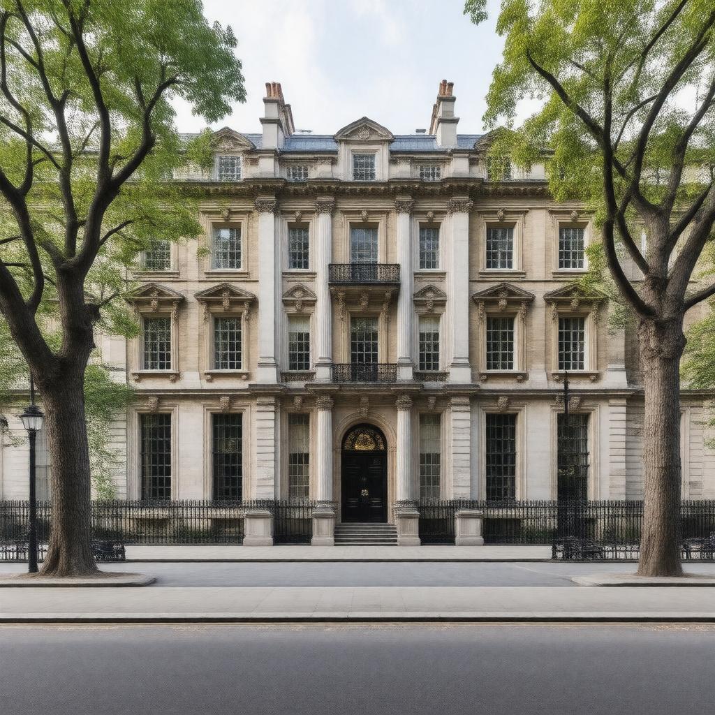 AI-created image of No. 77 Portman Square