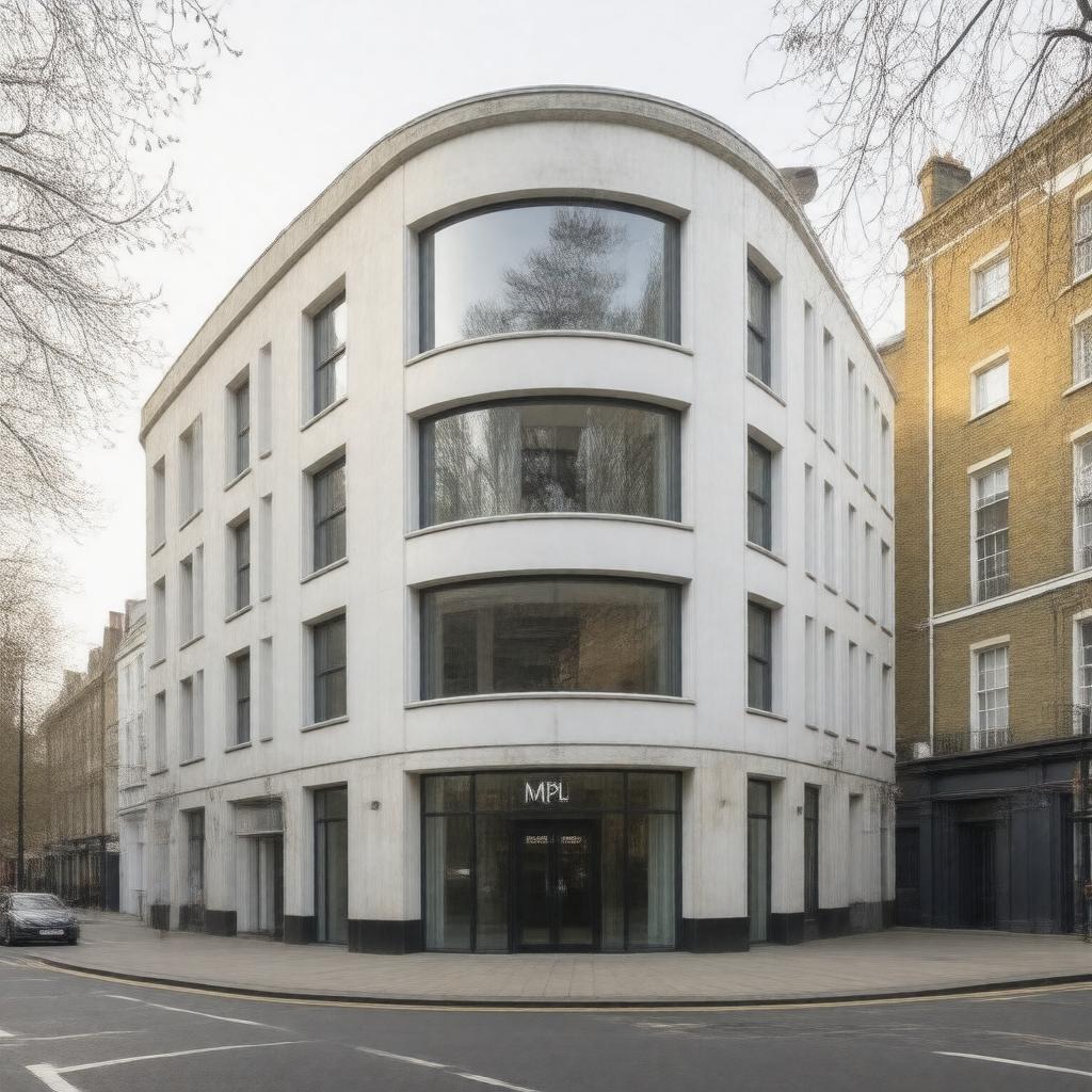 AI-created image of No. 77 Soho Square