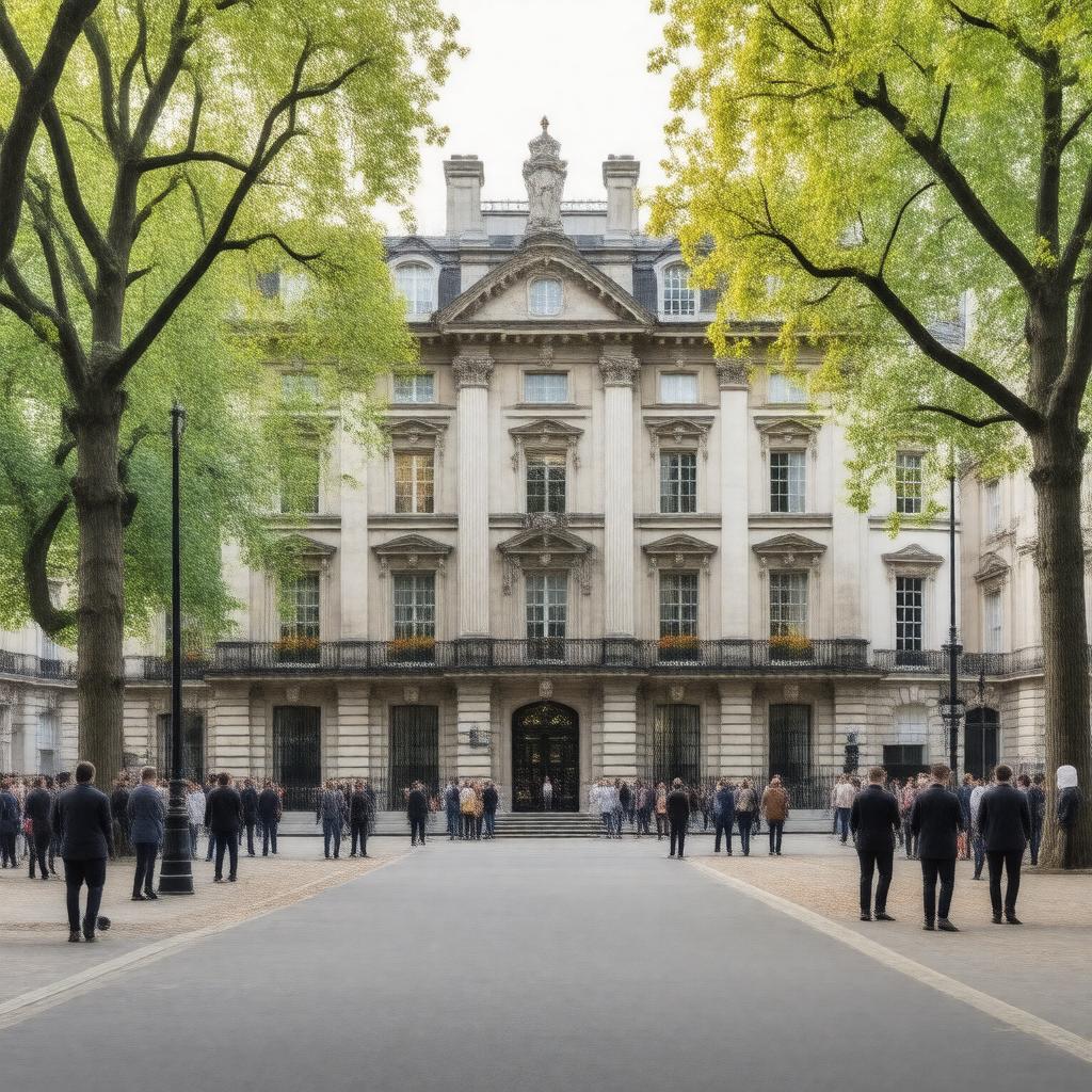 AI-created image of No. 80 Portman Square
