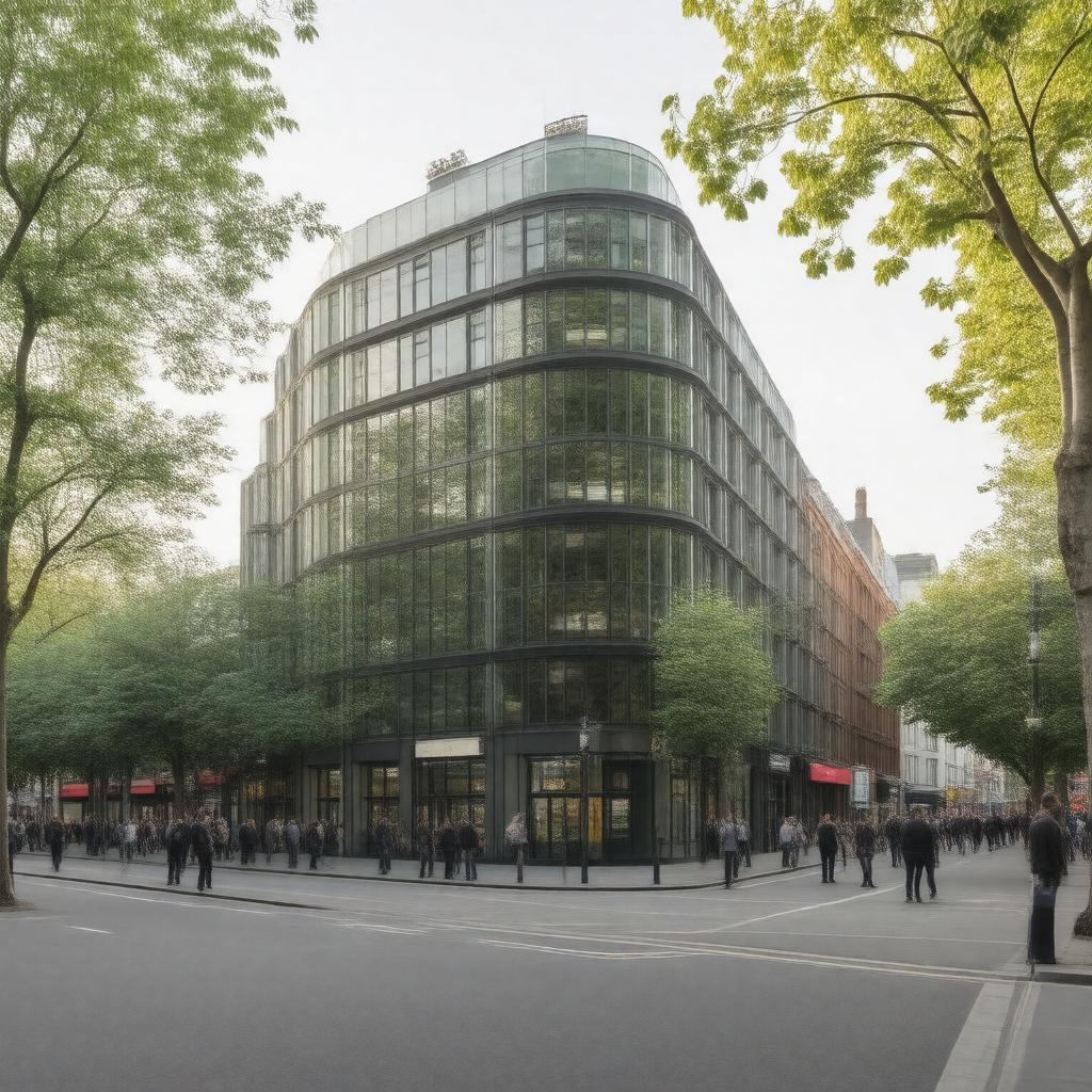 AI-created image of No. 80 Soho Square