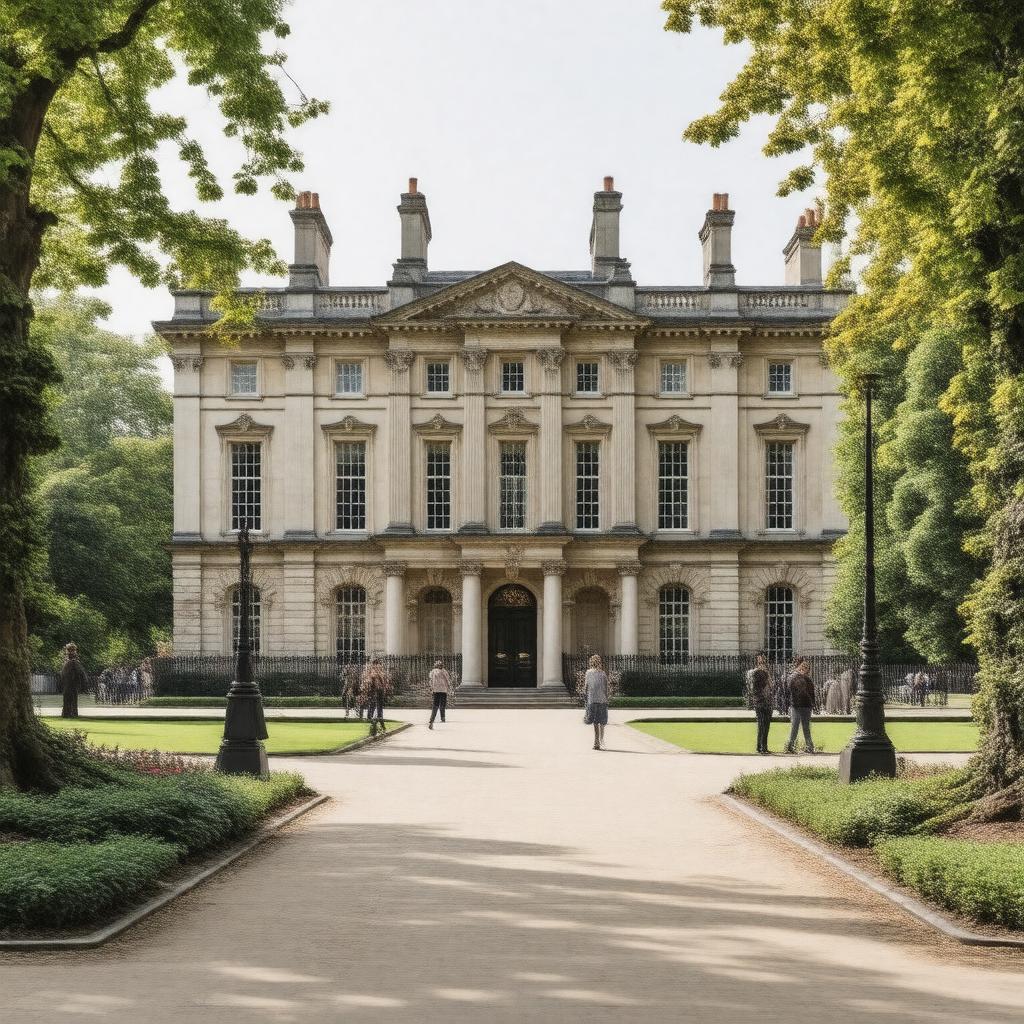 AI-created image of No. 82 Portman Square