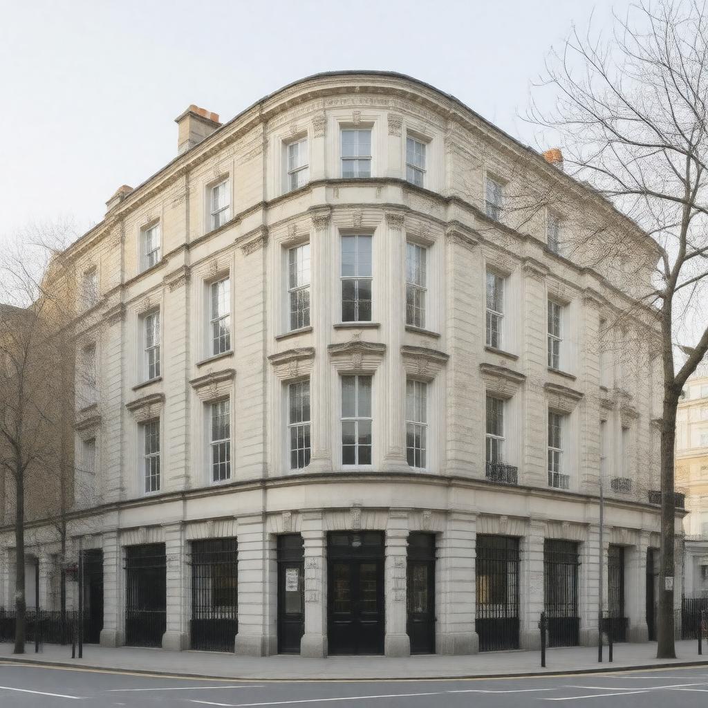 AI-created image of No. 82 Soho Square