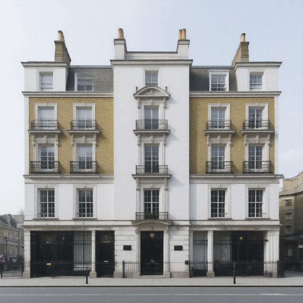 AI-created image of No. 84 Soho Square