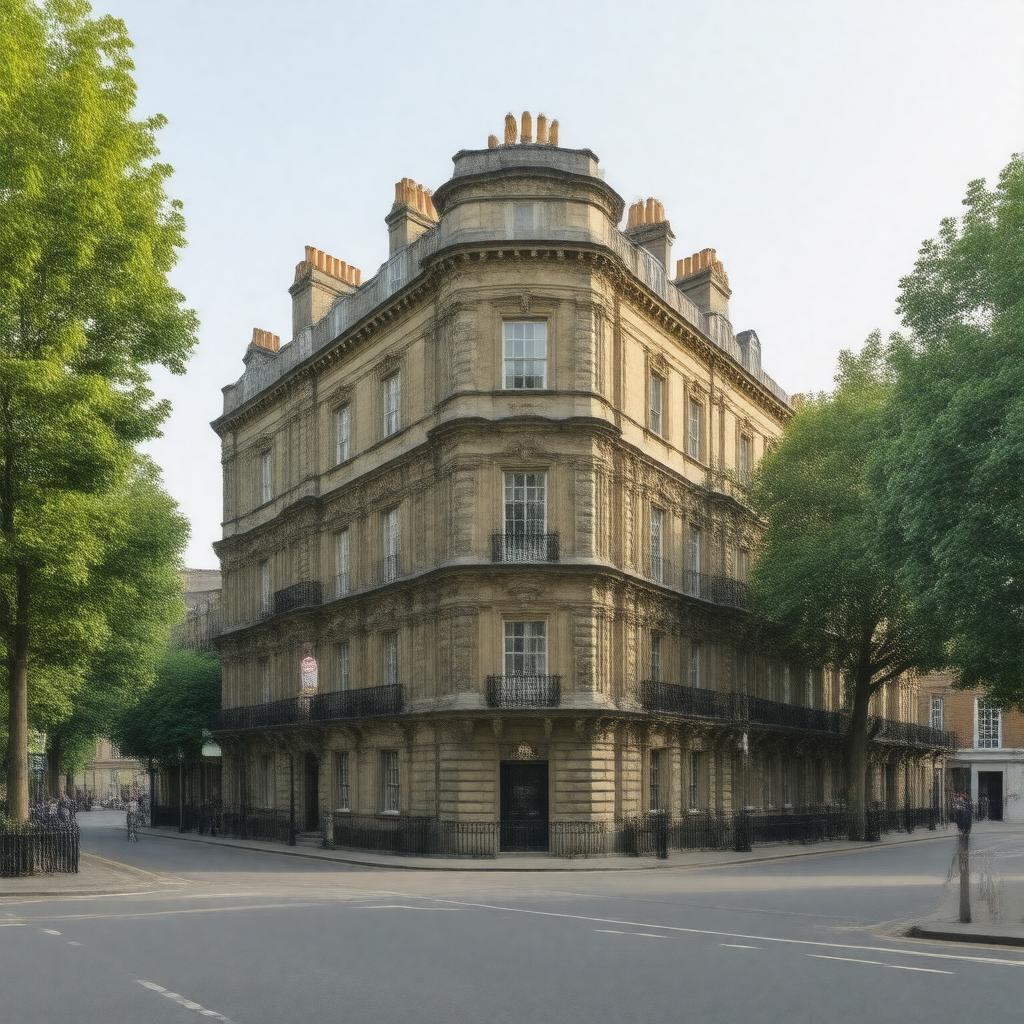 AI-created image of No. 86 Soho Square