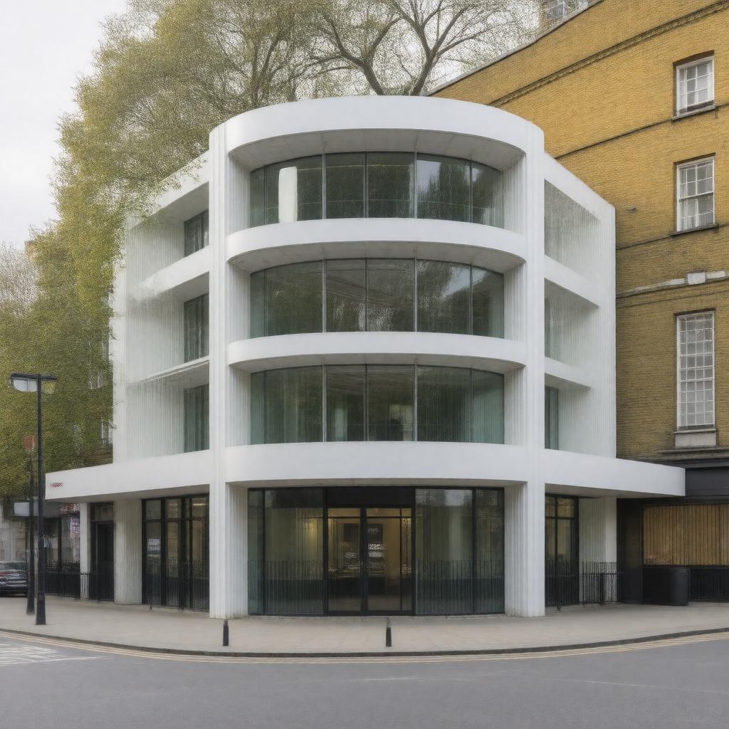 AI-created image of No. 91 Soho Square