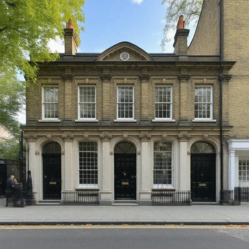 AI-created image of No. 93 Soho Square