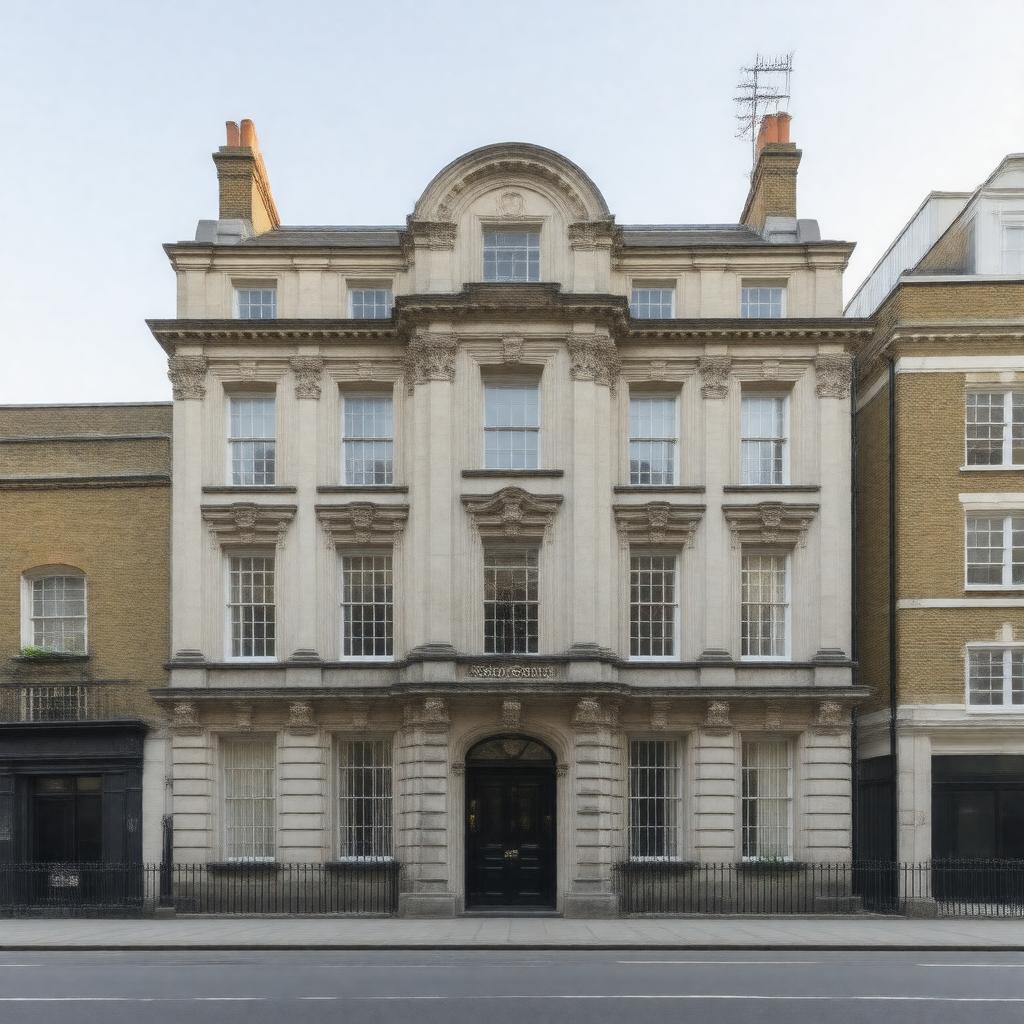 AI-created image of No. 98 Soho Square