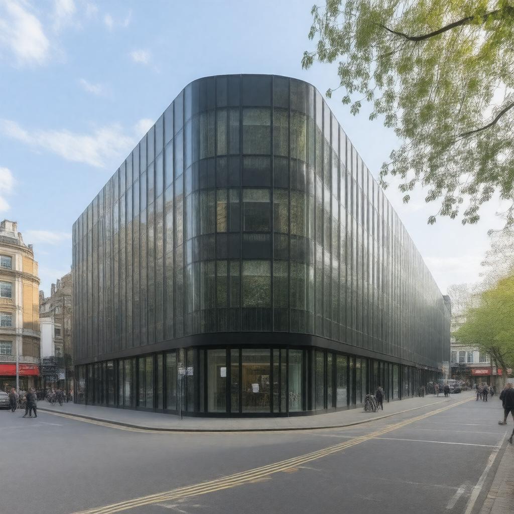 AI-created image of No. 99 Soho Square