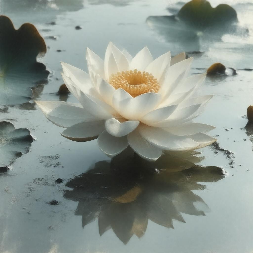 AI-created image of No Mud, No Lotus