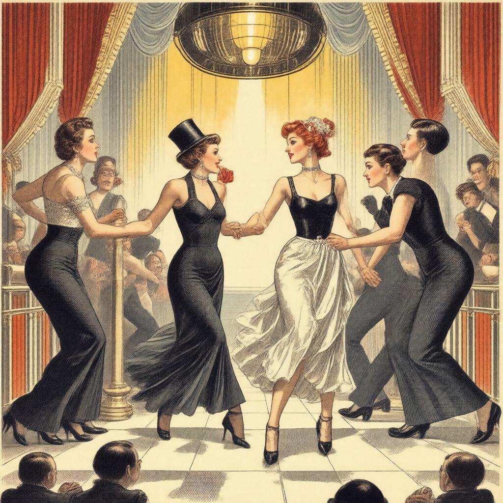 AI-created image of No, No, Nanette