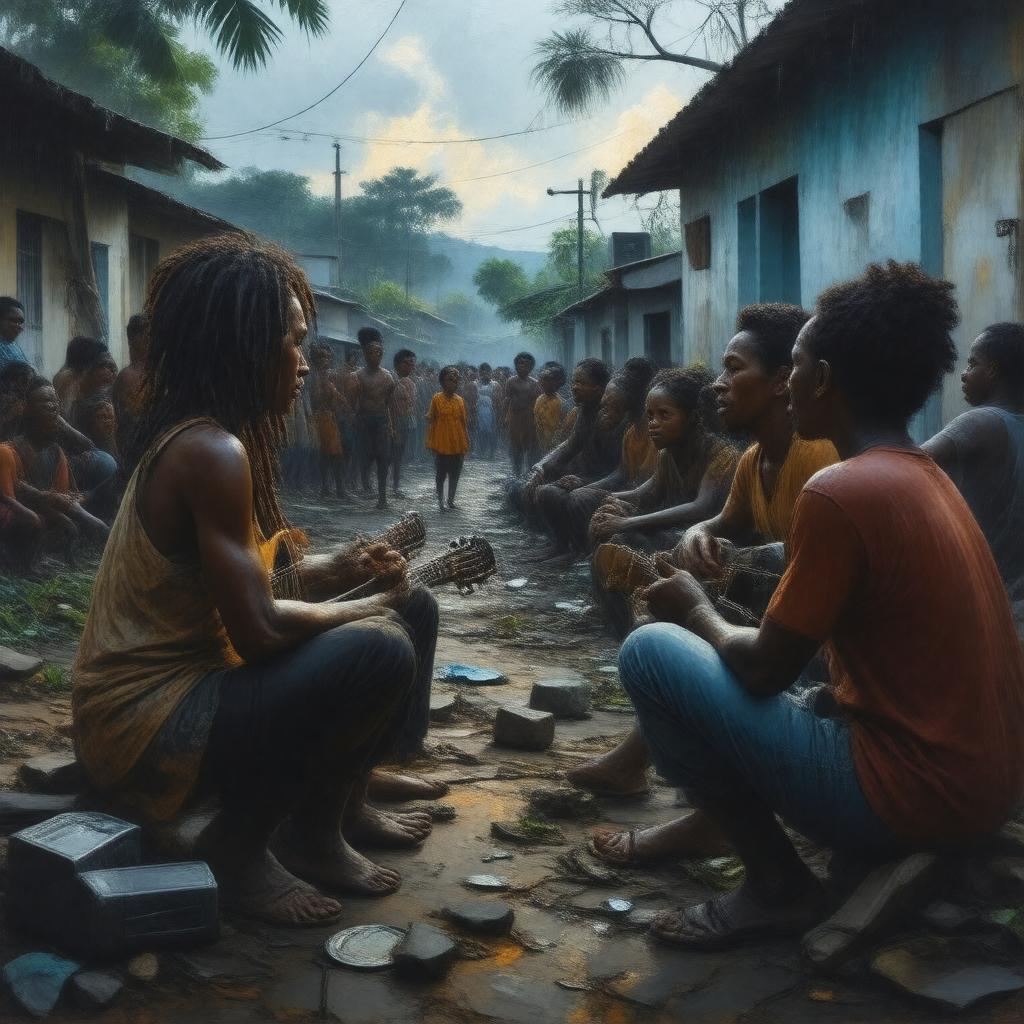 AI-created image of No Woman, No Cry