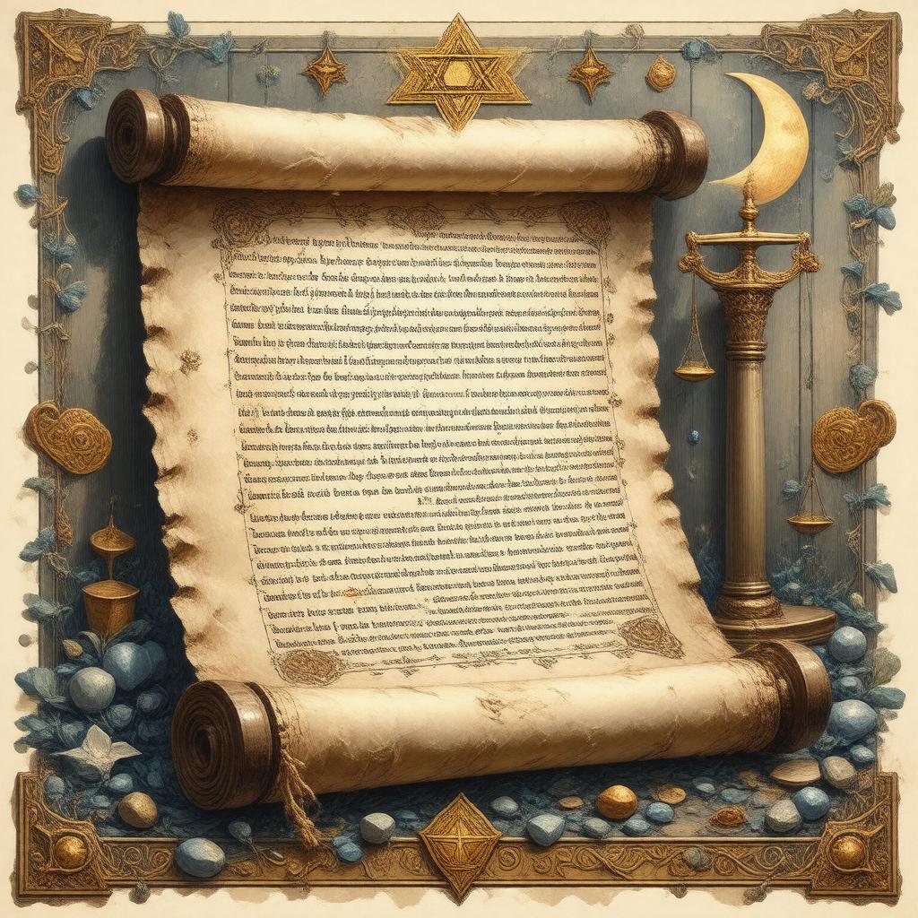 AI-created image of Noahide laws
