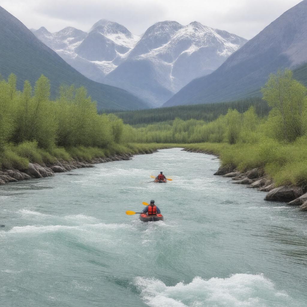 AI-created image of Noatak River