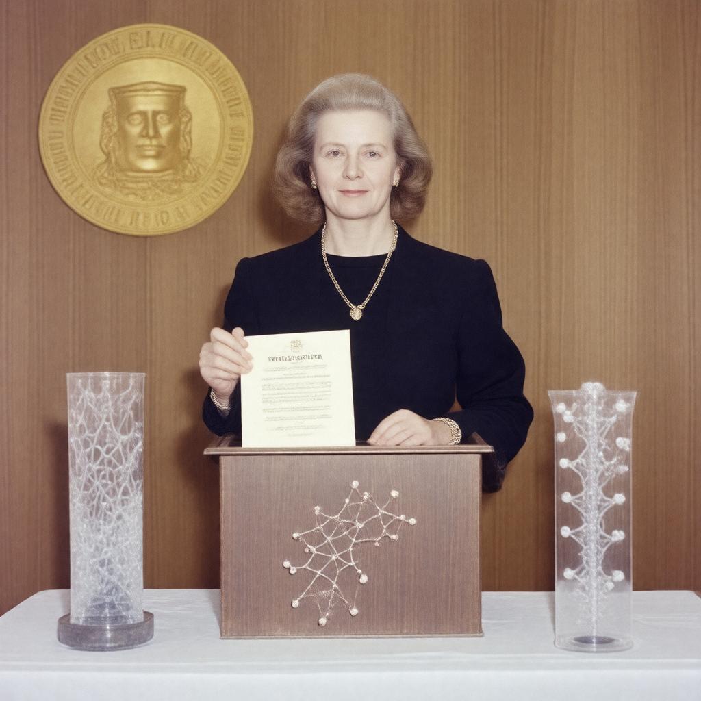 Click to view larger image AI-created image of Nobel Prize in Chemistry 1964