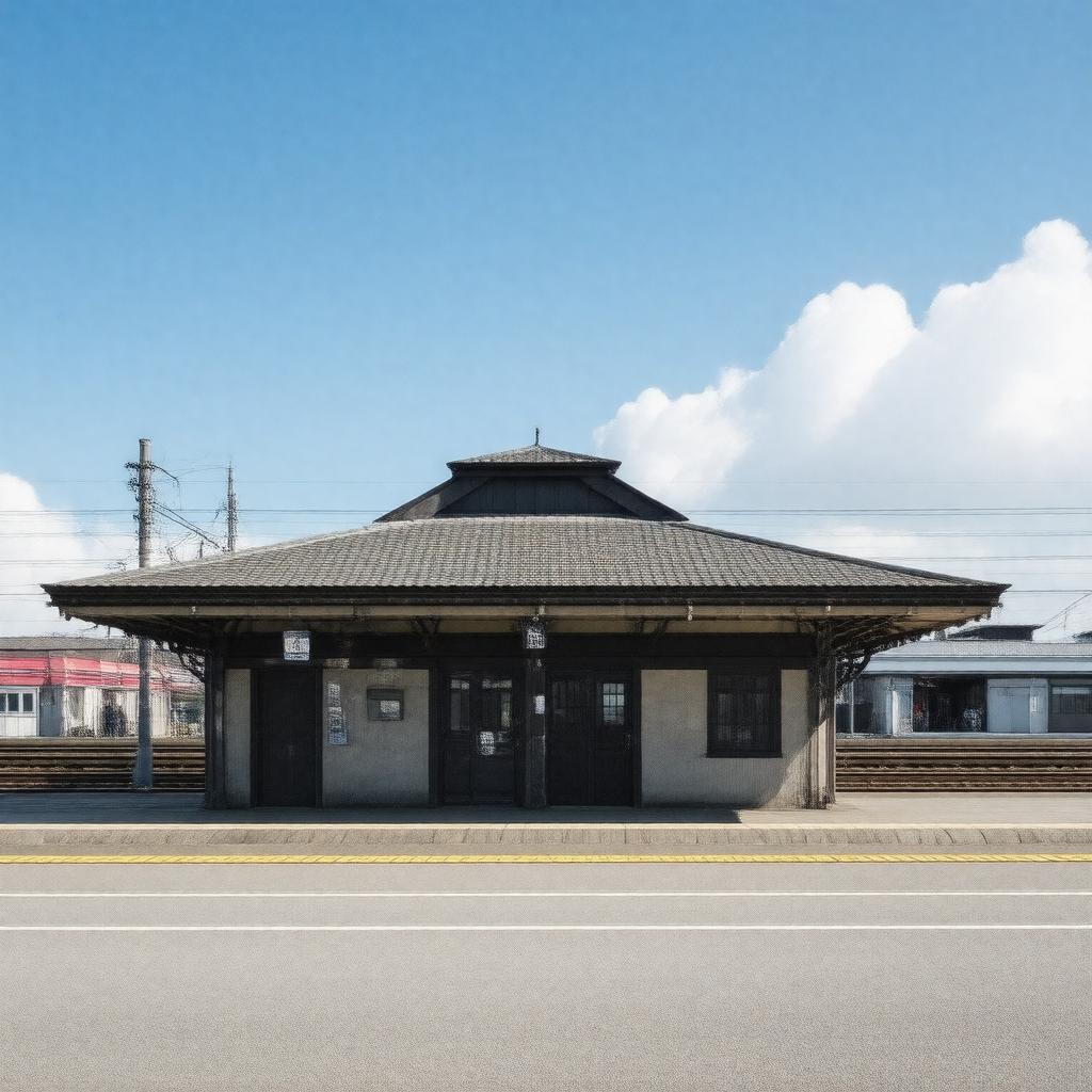 AI-created image of Nobeoka Station