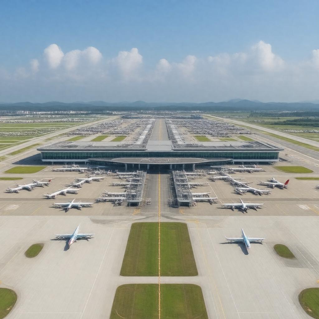 AI-created image of Noi Bai International Airport