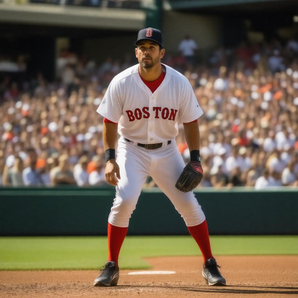 AI-created image of Nomar Garciaparra