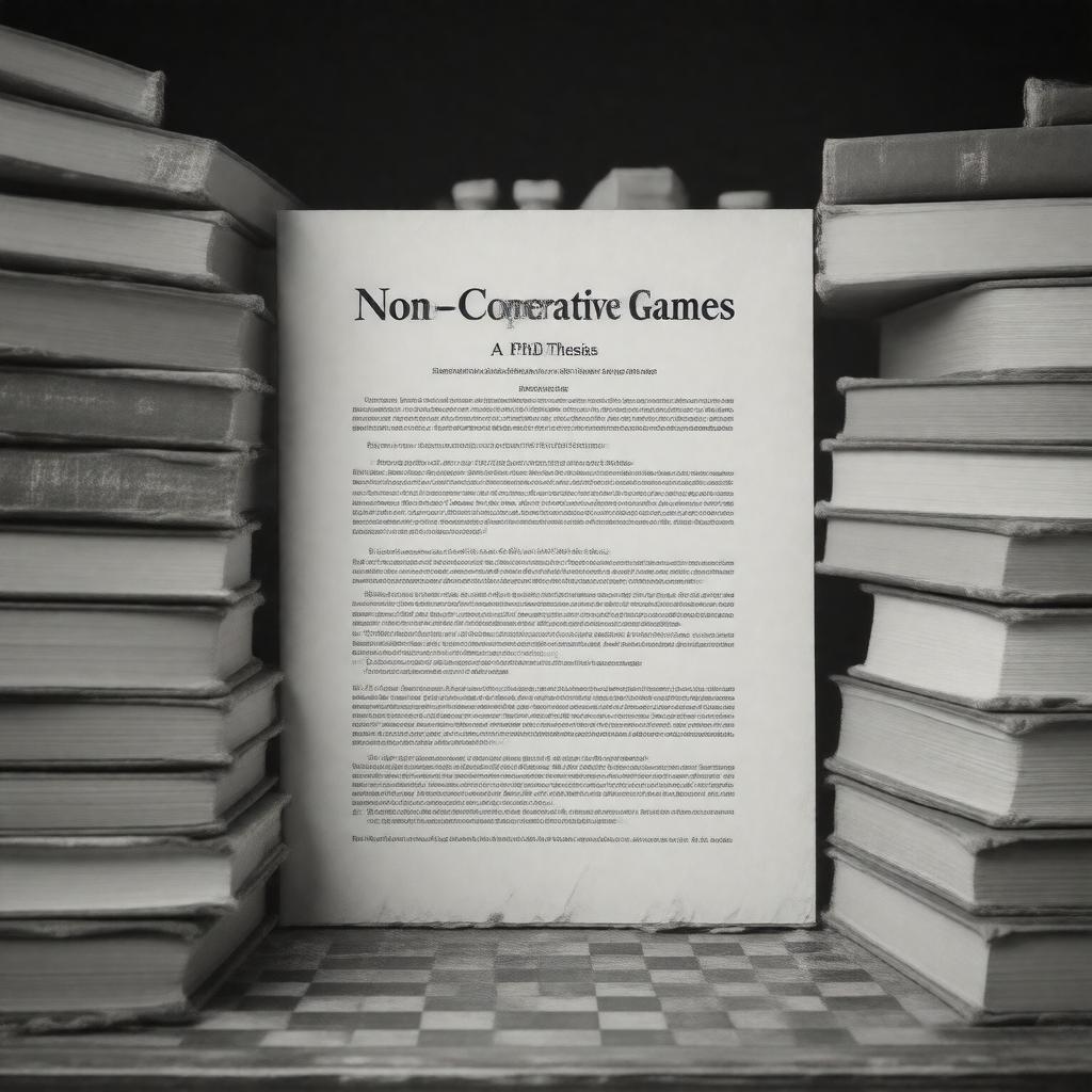Click to view larger image AI-created image of Non-Cooperative Games (PhD thesis)