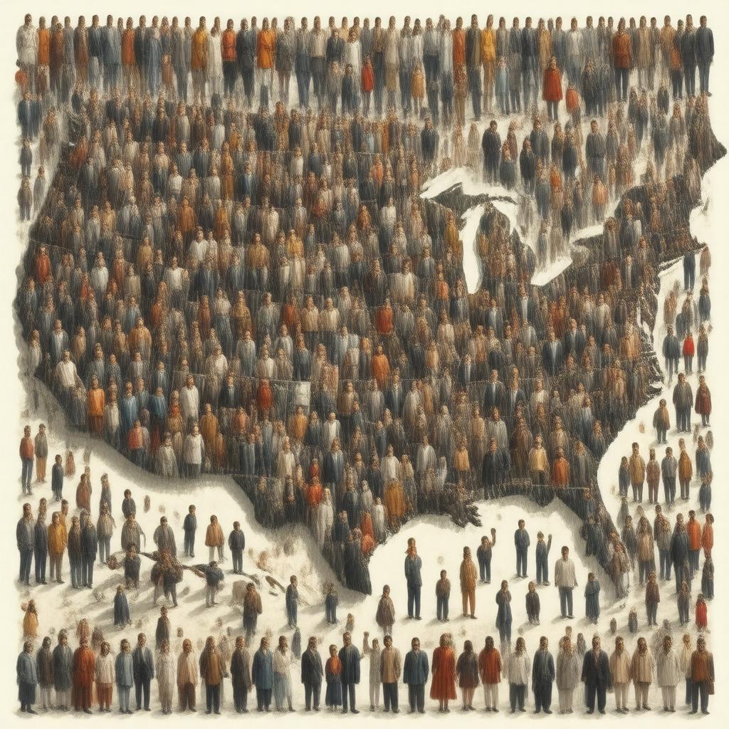 AI-created image of Non-Hispanic Whites