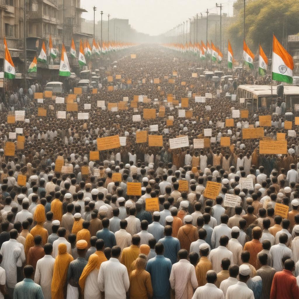 AI-created image of Non-cooperation movement