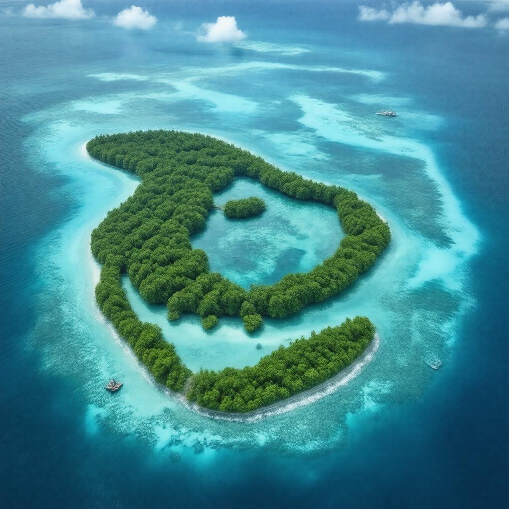 AI-created image of Nonouti