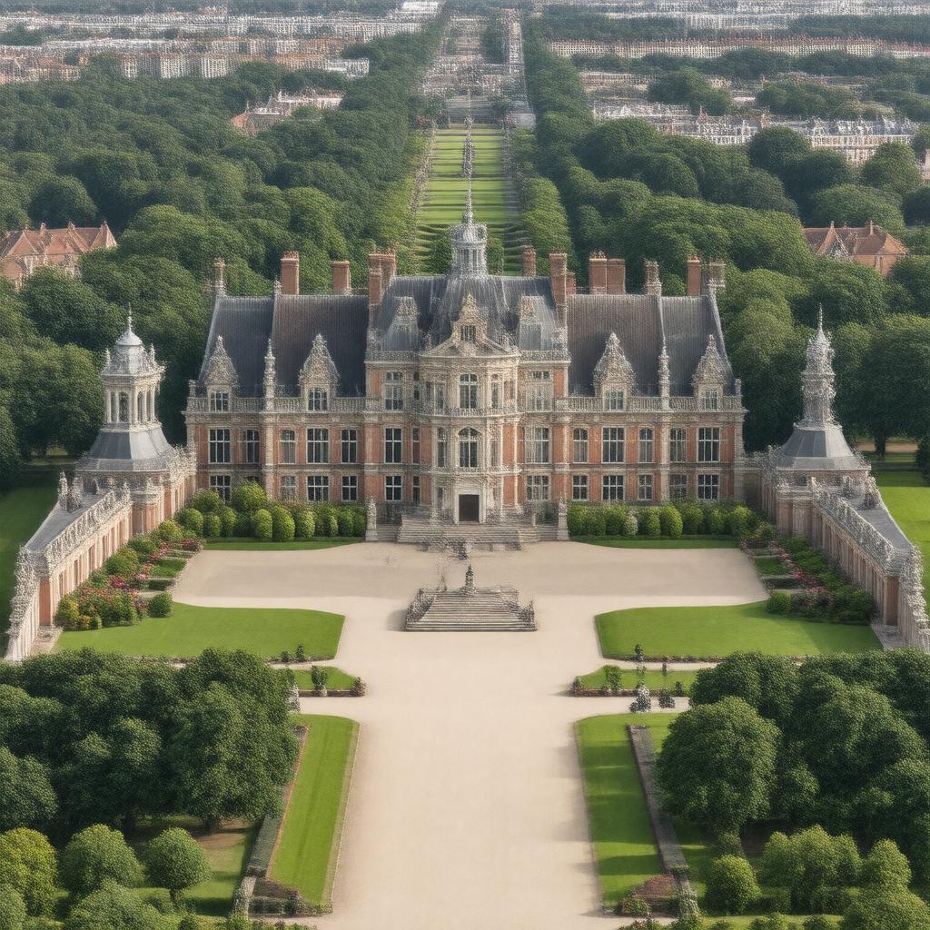 AI-created image of Noordeinde Palace