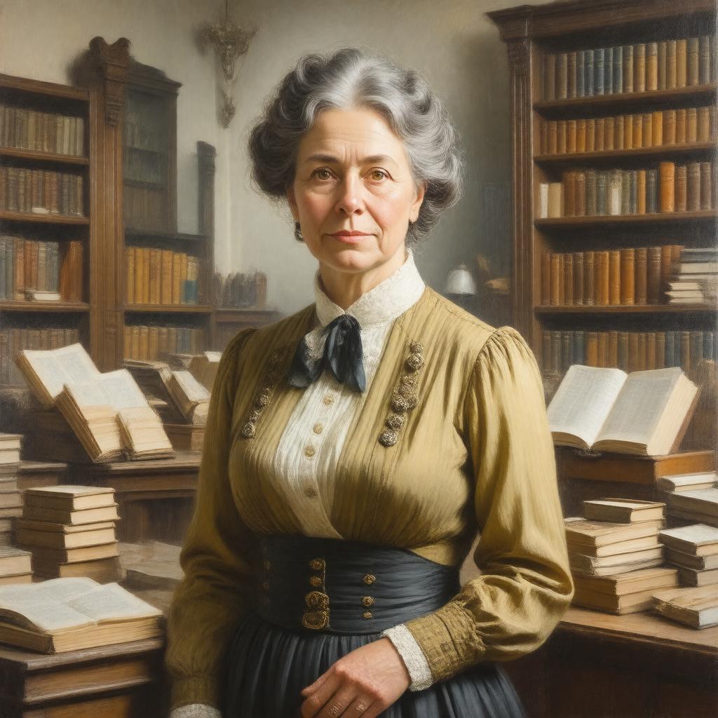 Click to view larger image AI-created image of Nora Mary Carr