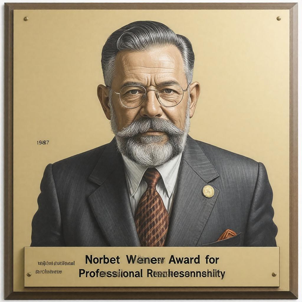 Click to view larger image AI-created image of Norbert Wiener Award