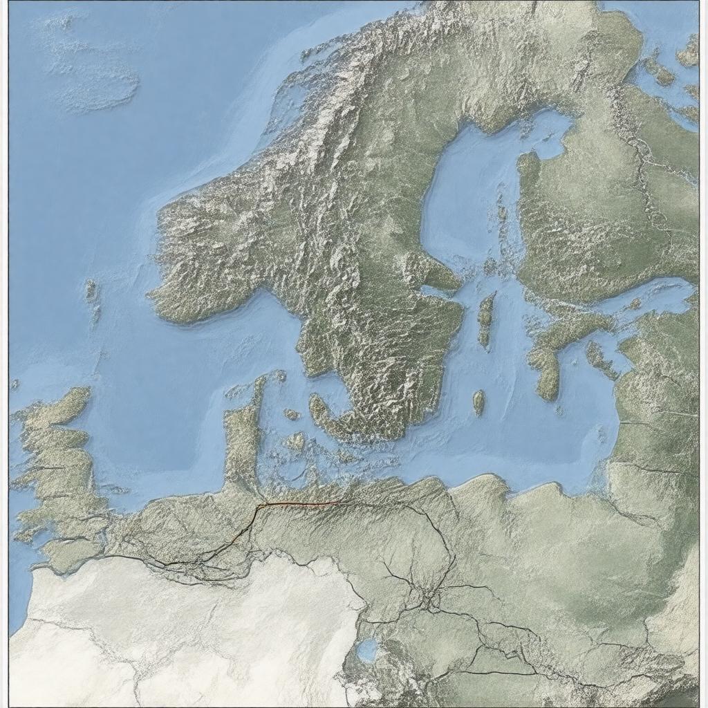 AI-created image of Nord Stream gas pipeline