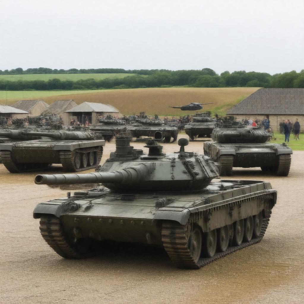 AI-created image of Norfolk Tank Museum