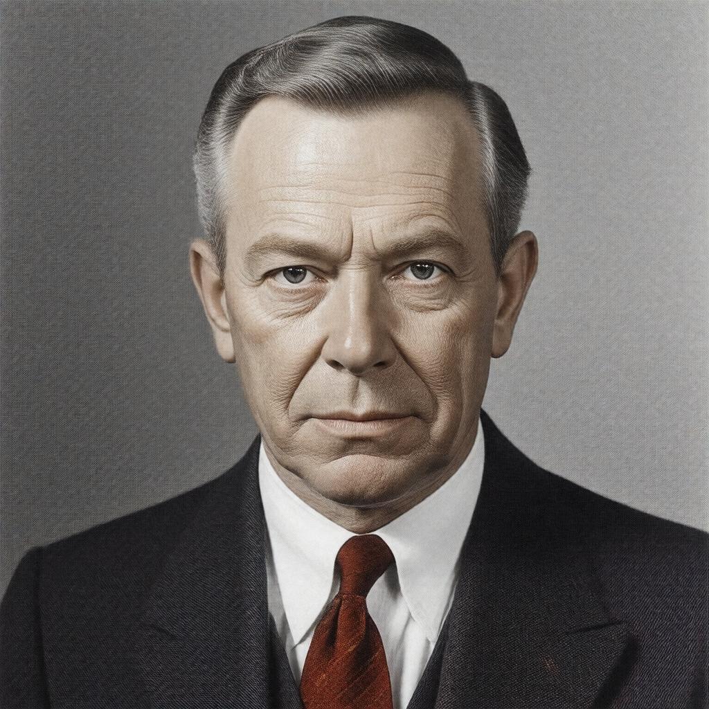 AI-created image of Norman Browning