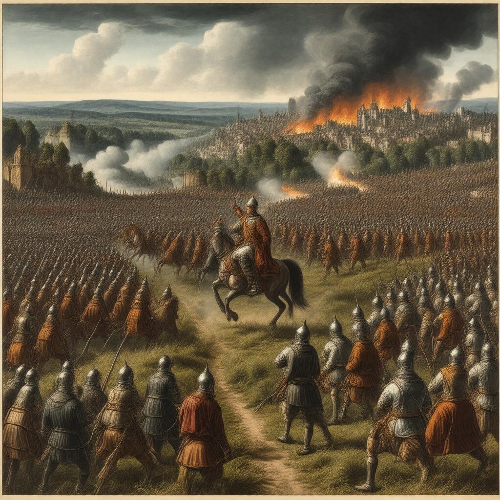 AI-created image of Norman Conquest of England