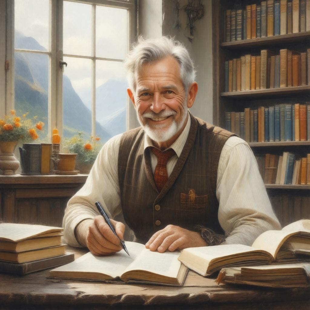 AI-created image of Norman Harper