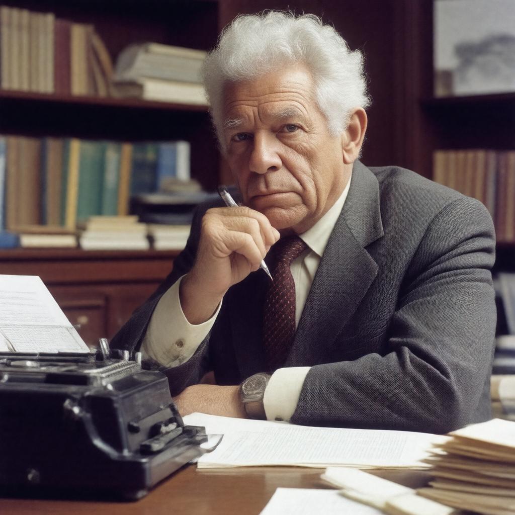 AI-created image of Norman Mailer