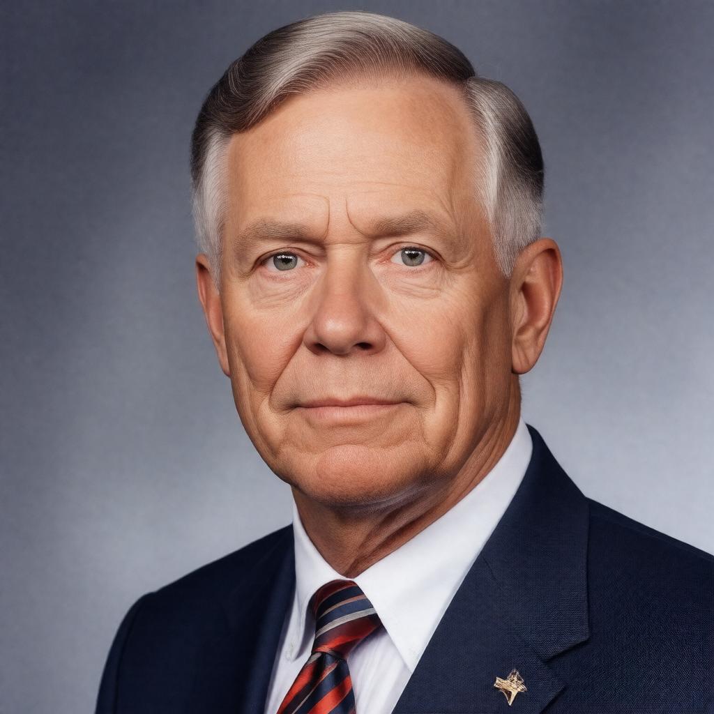 AI-created image of Norman R. Augustine