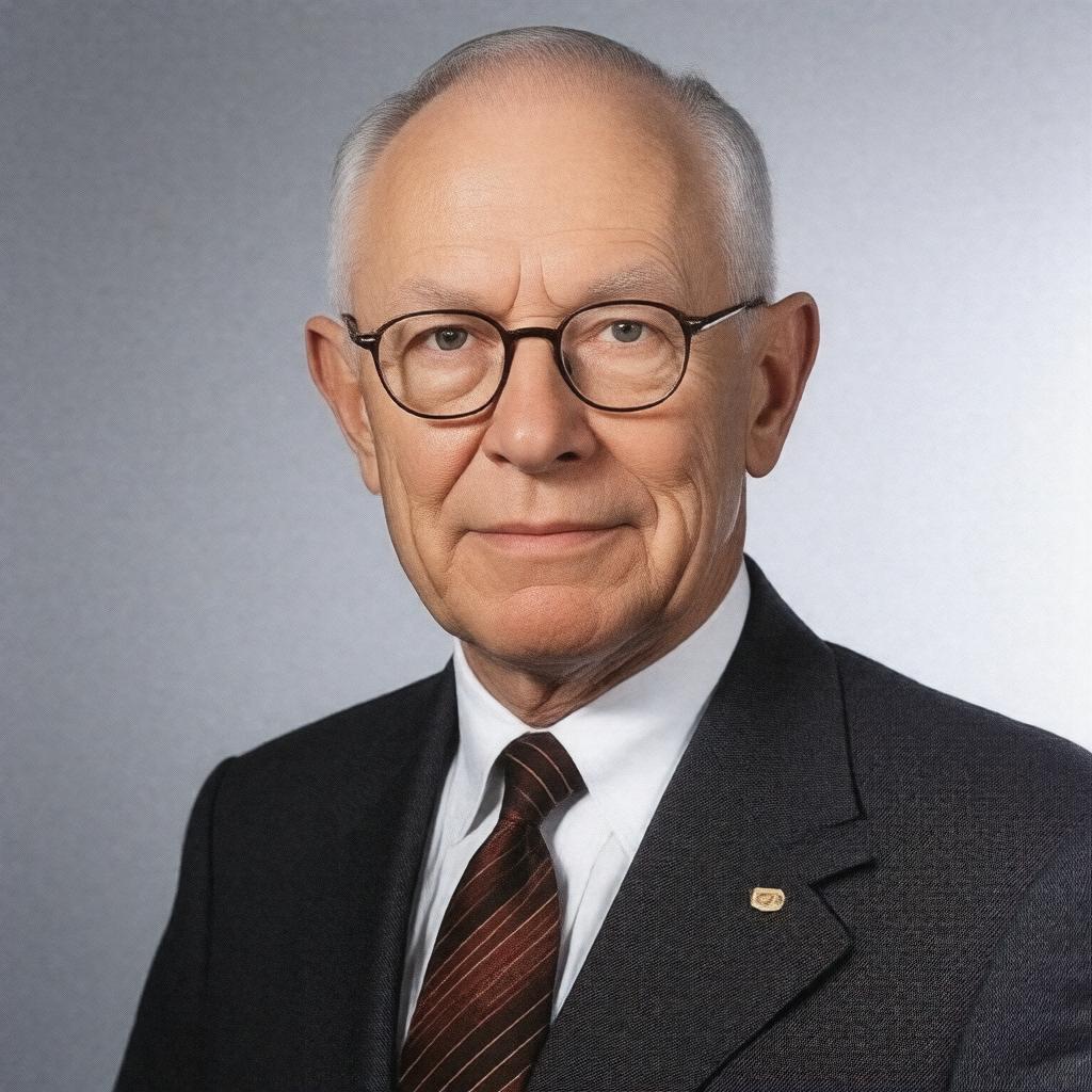 AI-created image of Norman Ramsey