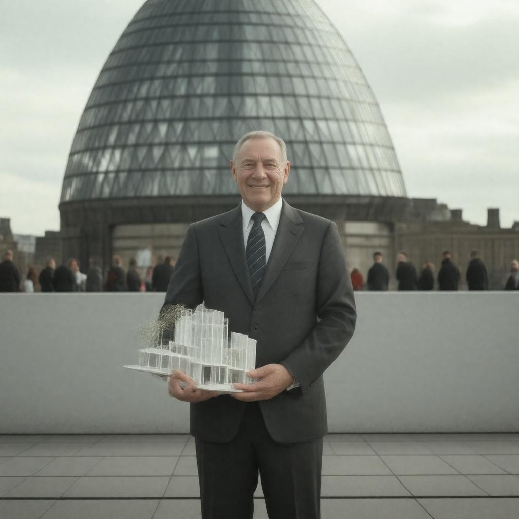 AI-created image of Norman Robert Foster