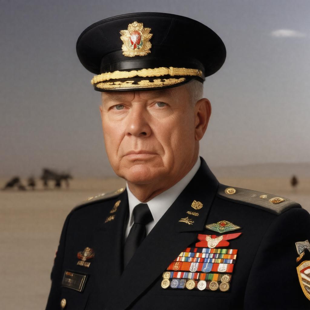 AI-created image of Norman Schwarzkopf