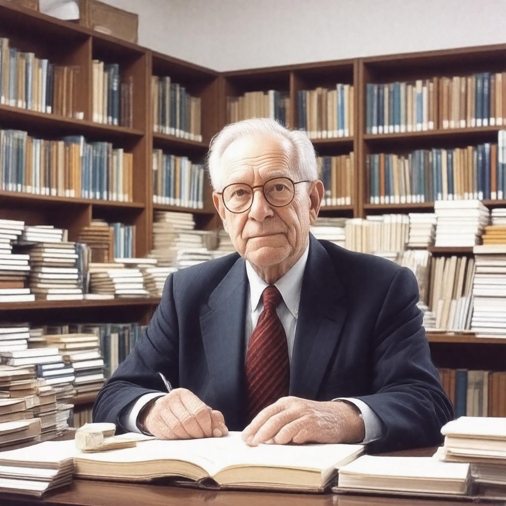 AI-created image of Norman Shapiro