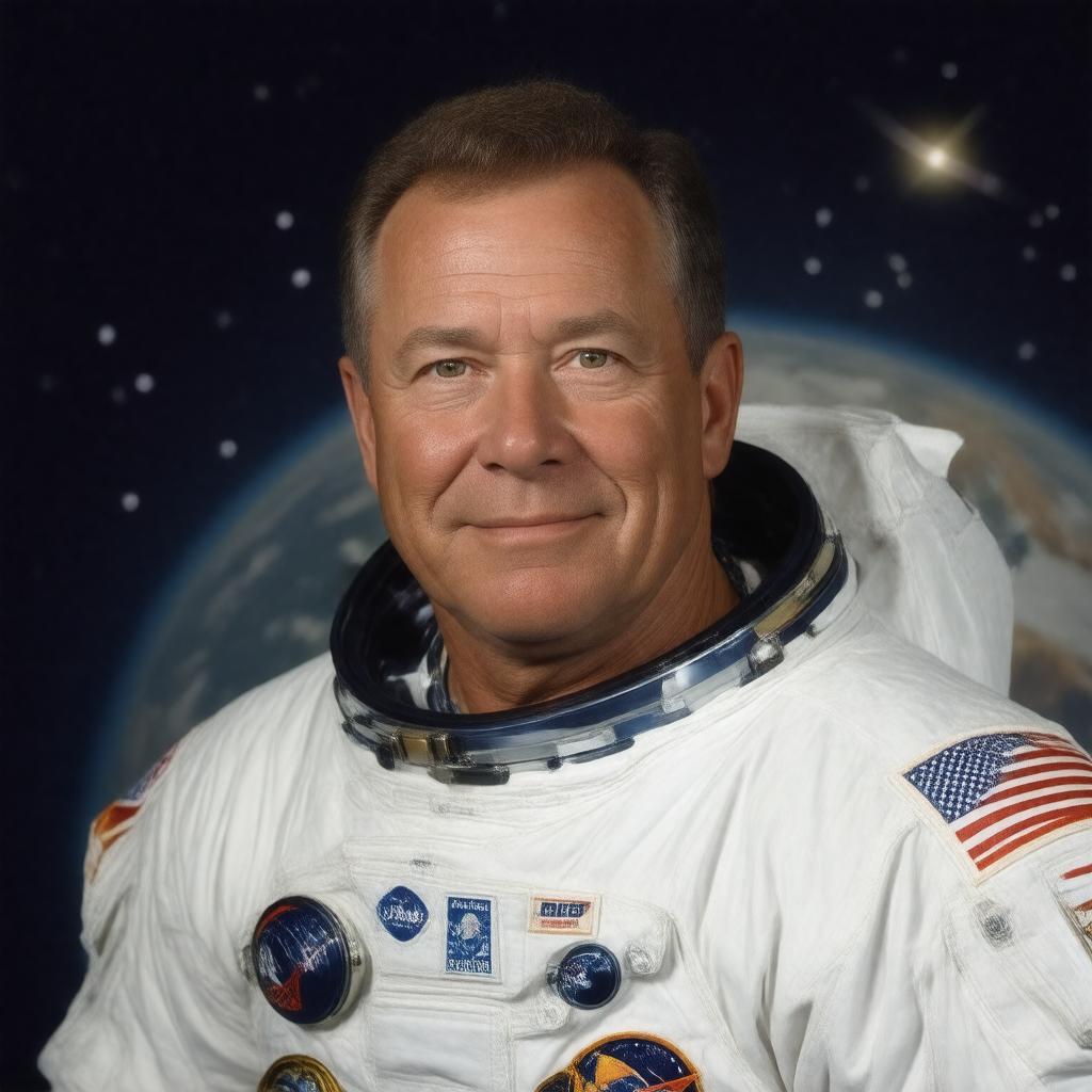 AI-created image of Norman Thagard