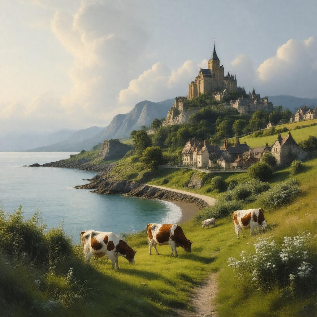 AI-created image of Normandy, France