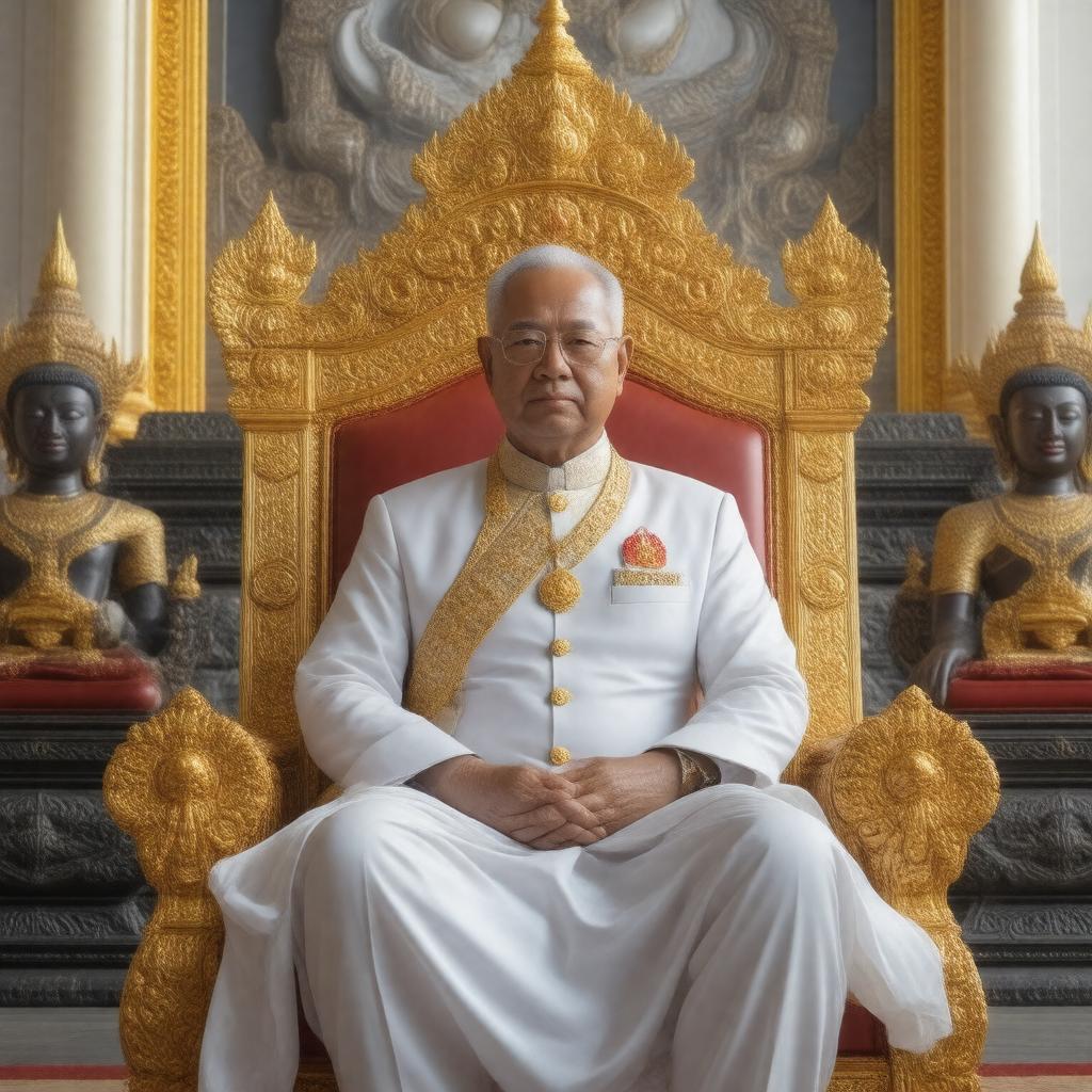 AI-created image of Norodom Sihamoni
