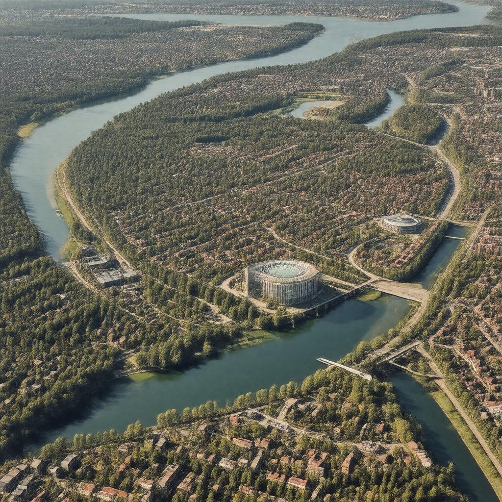 AI-created image of Norra Djurgården