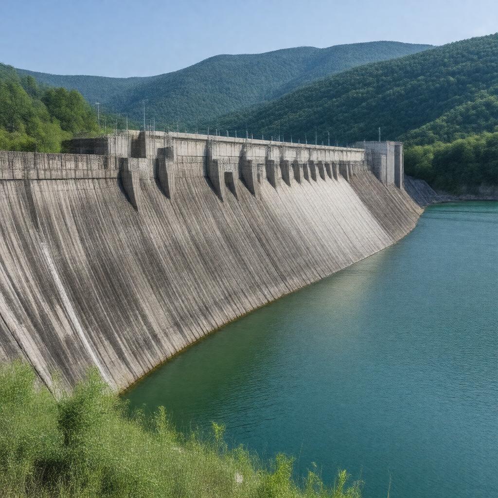 AI-created image of Norris Dam