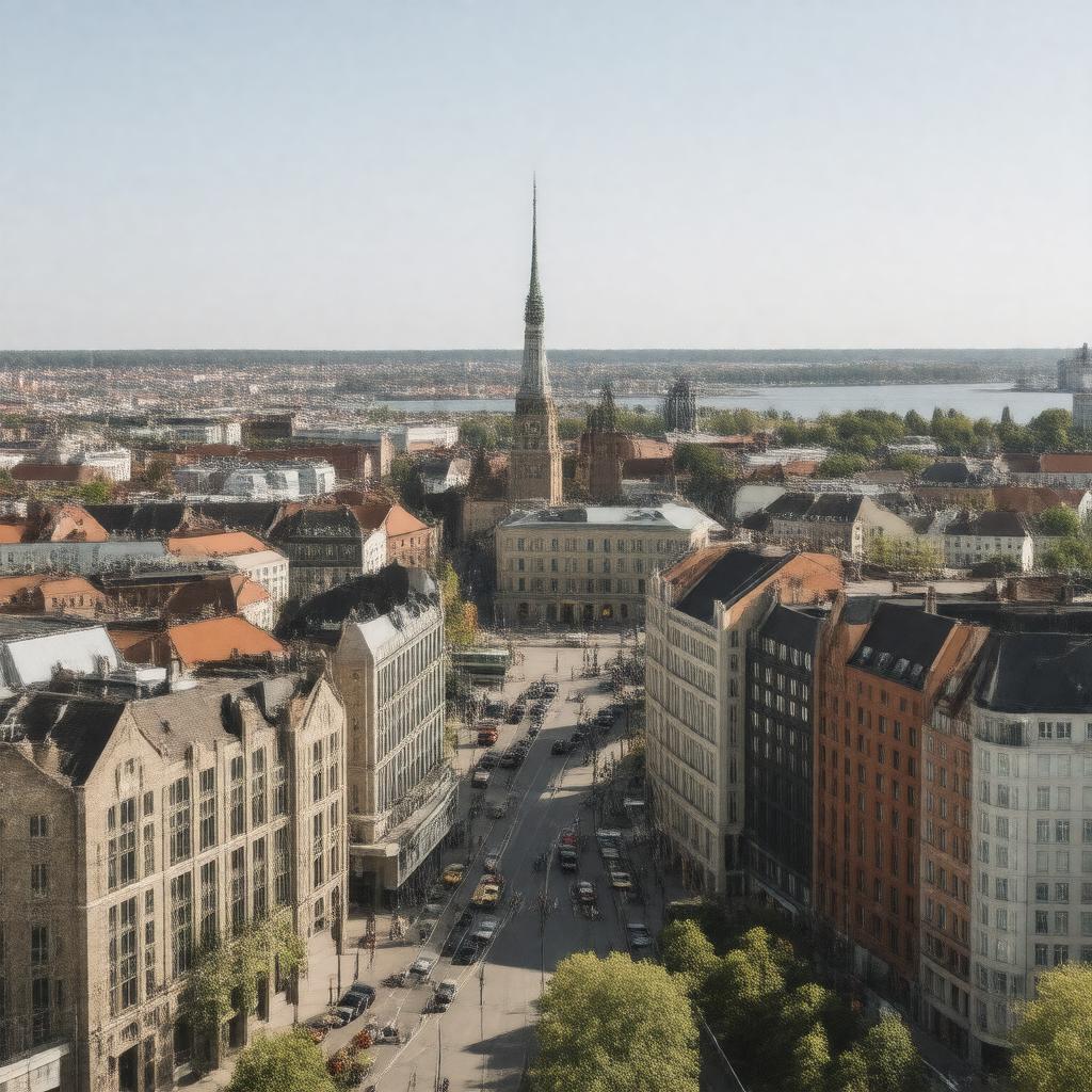 AI-created image of Norrmalm